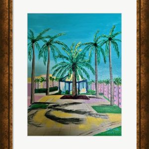 MIZNER PARK FRAMED PRINT- LIMITED EDITION