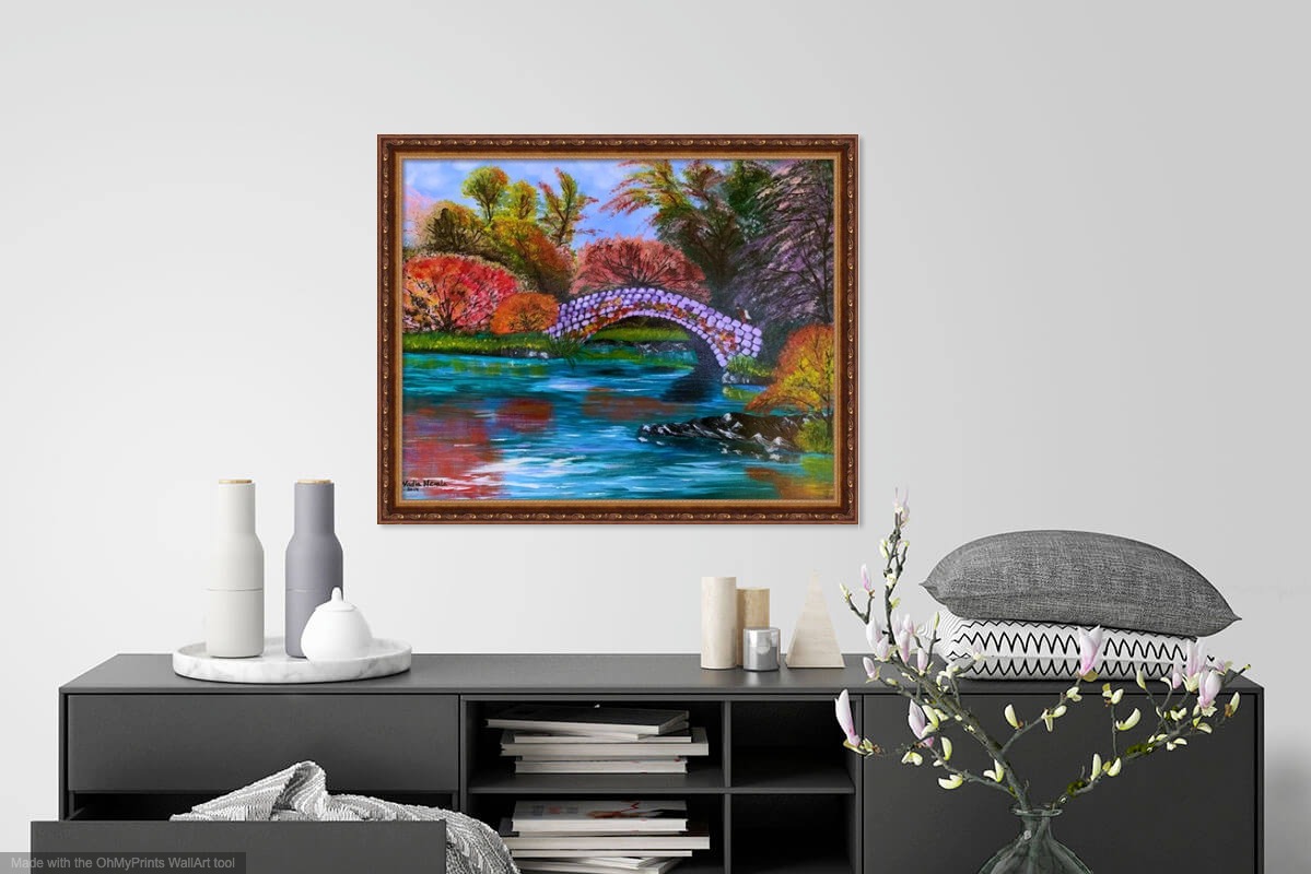 FALL IN CENTRAL PARK (LIMITED EDITION FRAMED CANVAS)