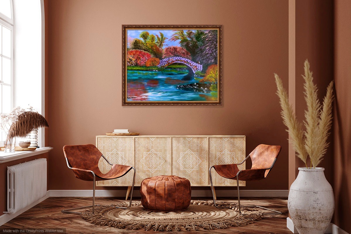 FALL IN CENTRAL PARK (LIMITED EDITION FRAMED CANVAS) - Image 4