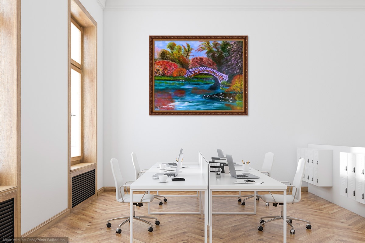 FALL IN CENTRAL PARK (LIMITED EDITION FRAMED CANVAS) - Image 5