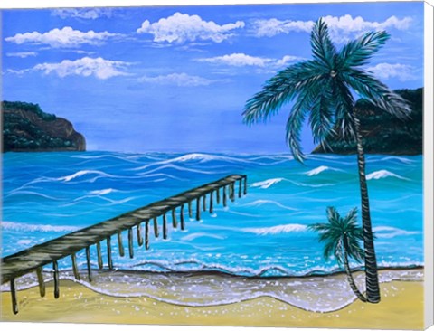 "Paradise Lagoon" Limited Edition art print by Nadia Nevala