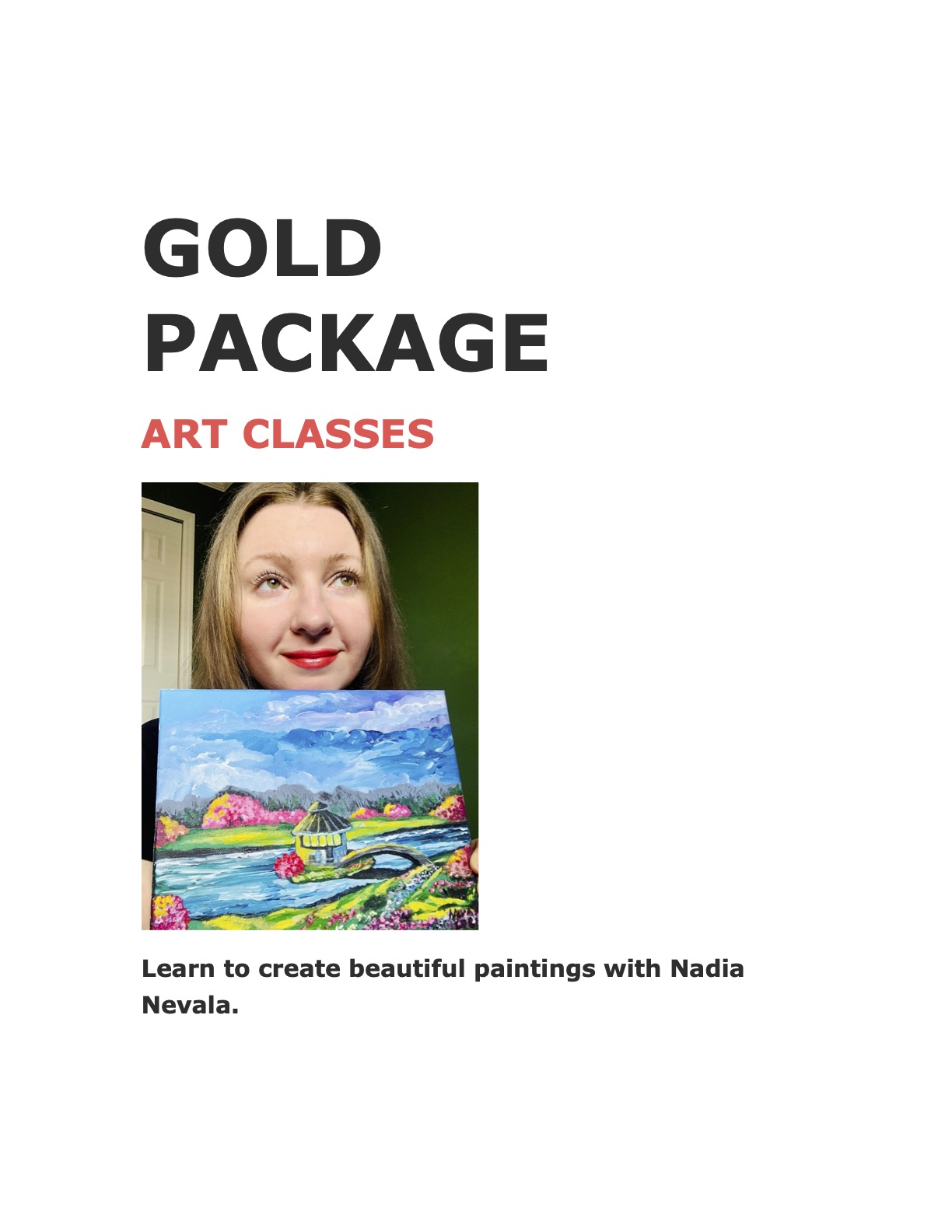 Gold Package Art Classes