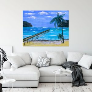 "Paradise Lagoon" Limited Edition art print by Nadia Nevala