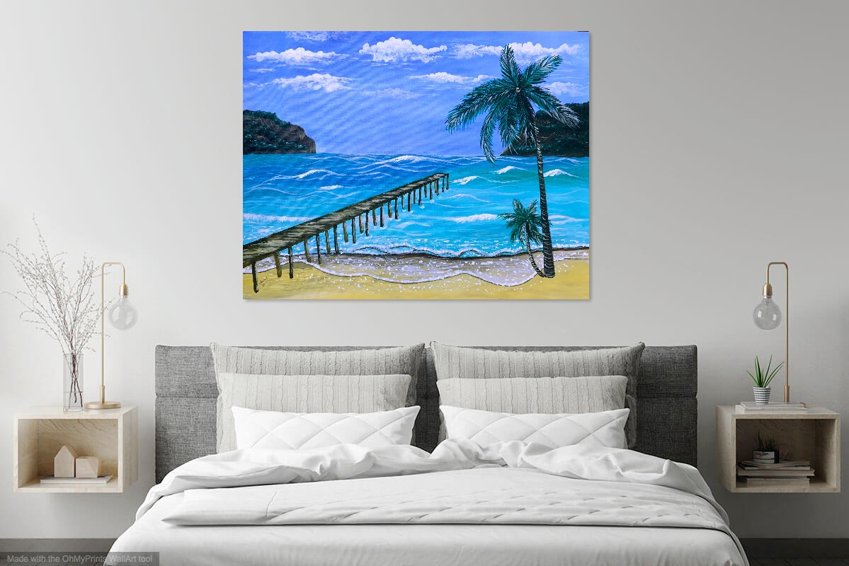 "Paradise Lagoon" Limited Edition art print by Nadia Nevala
