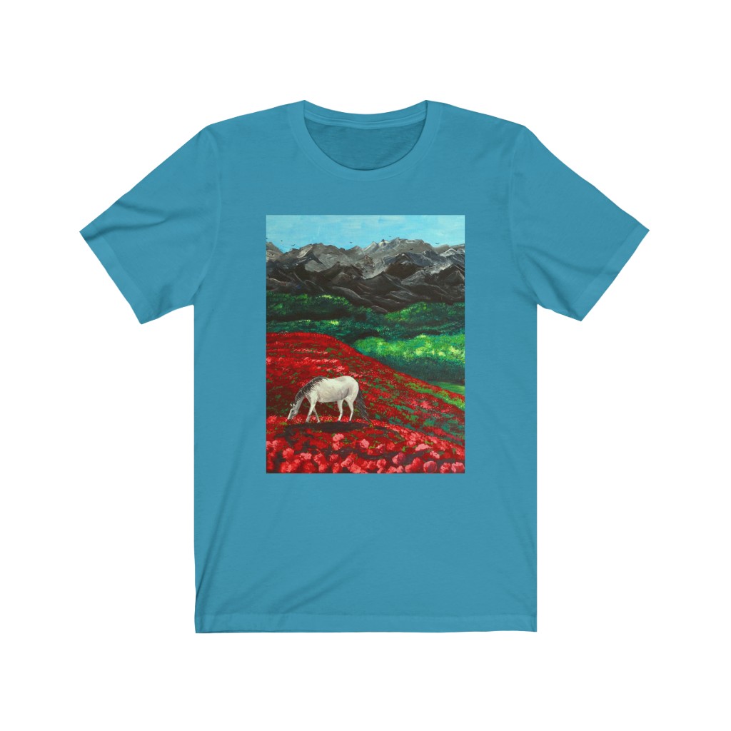 Unisex Jersey Short Sleeve Tee "Tulip Field" - Image 12