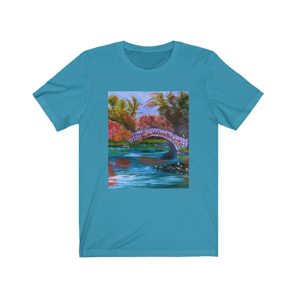 Unisex Jersey Short Sleeve Tee "Fall in Central Park" - Image 11