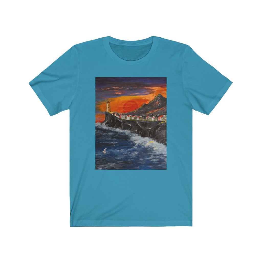 Unisex Jersey Short Sleeve Tee "Sundown Coast" - Image 11