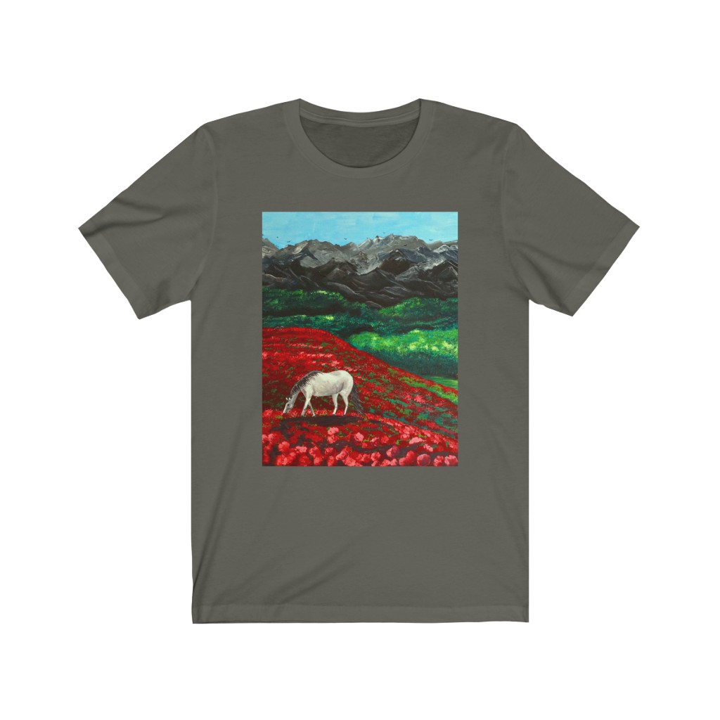 Unisex Jersey Short Sleeve Tee "Tulip Field" - Image 9