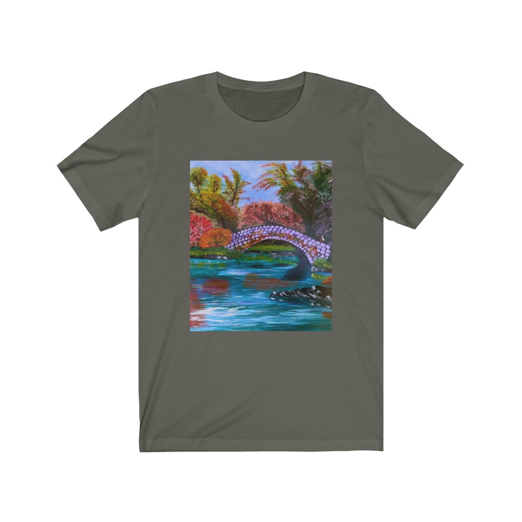 Unisex Jersey Short Sleeve Tee "Fall in Central Park" - Image 9