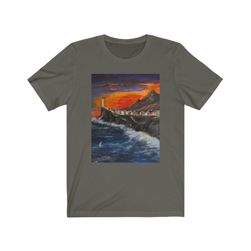 Unisex Jersey Short Sleeve Tee "Sundown Coast" - Image 8