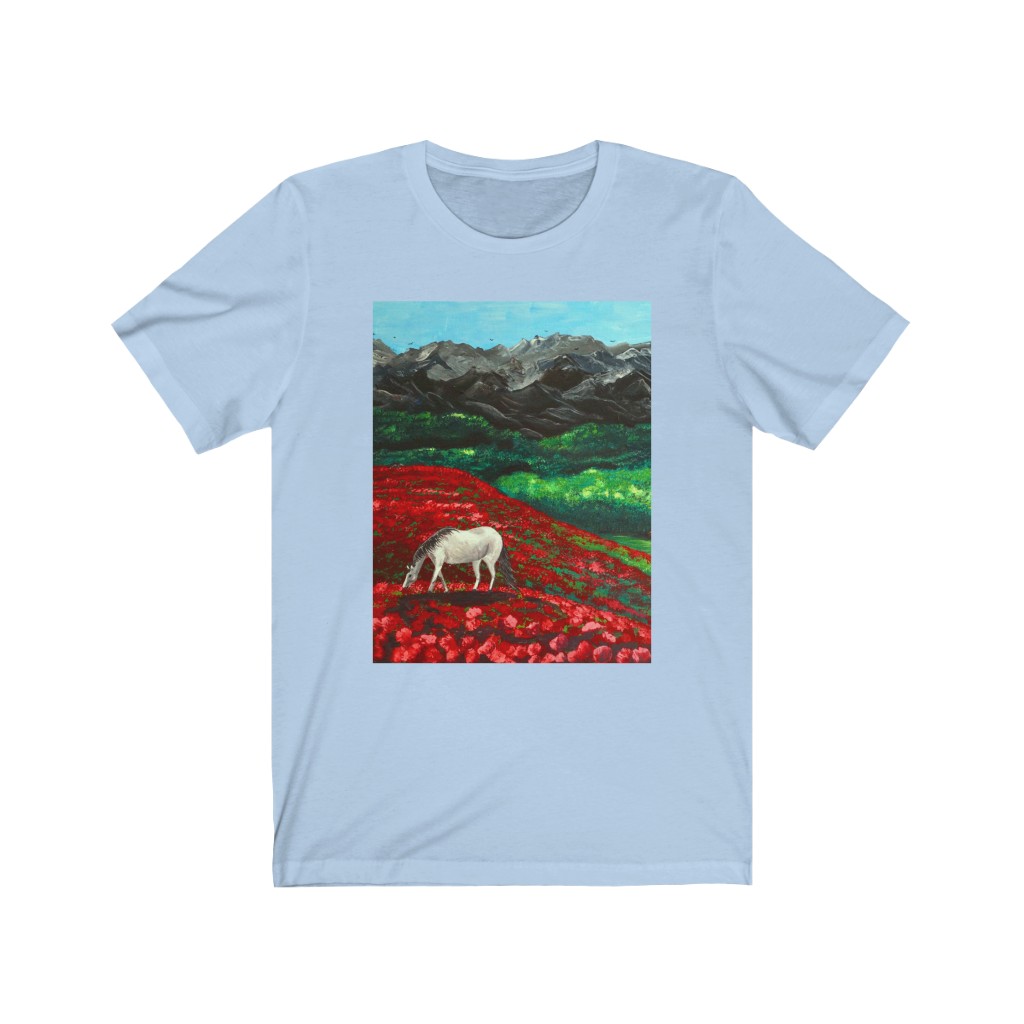 Unisex Jersey Short Sleeve Tee "Tulip Field"
