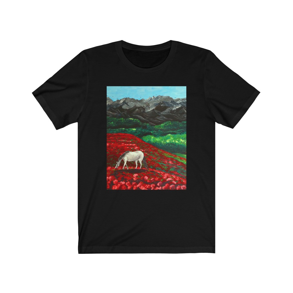 Unisex Jersey Short Sleeve Tee "Tulip Field" - Image 5