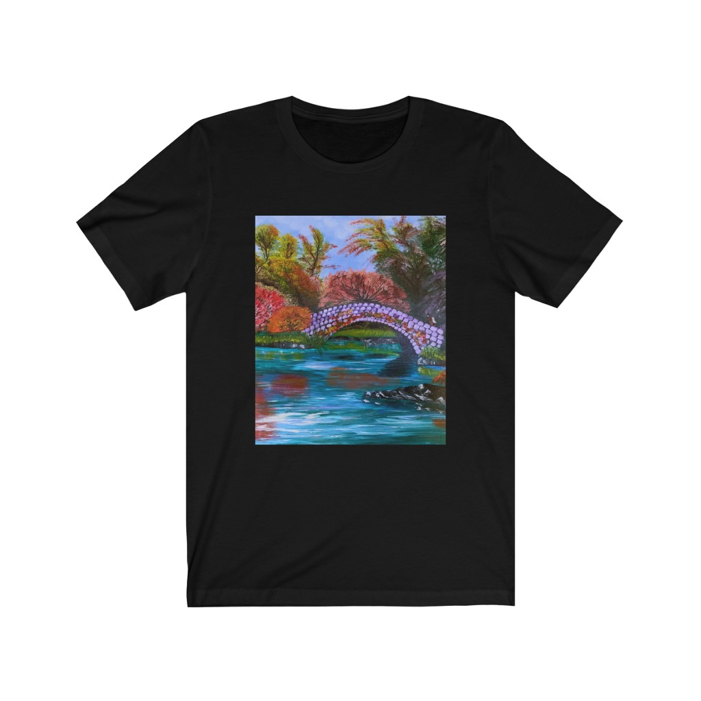 Unisex Jersey Short Sleeve Tee "Fall in Central Park" - Image 5