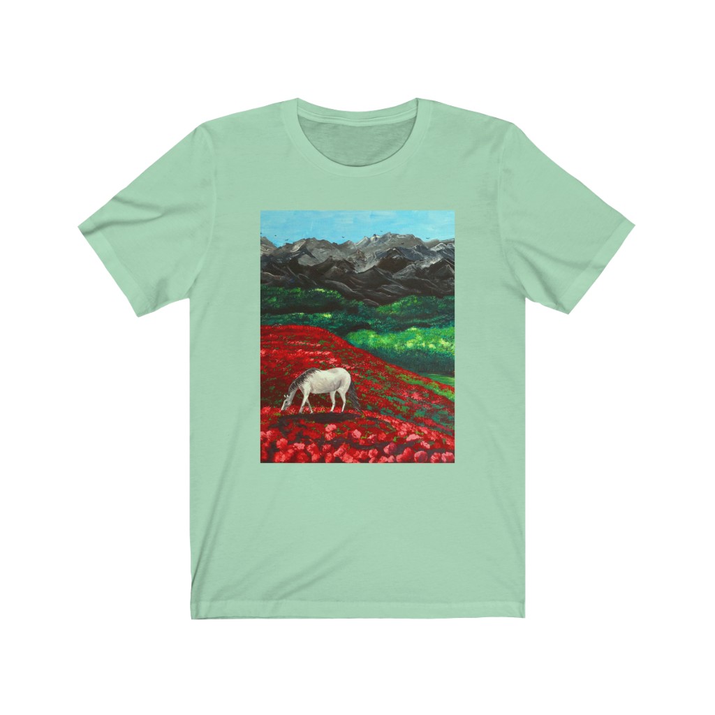 Unisex Jersey Short Sleeve Tee "Tulip Field" - Image 10