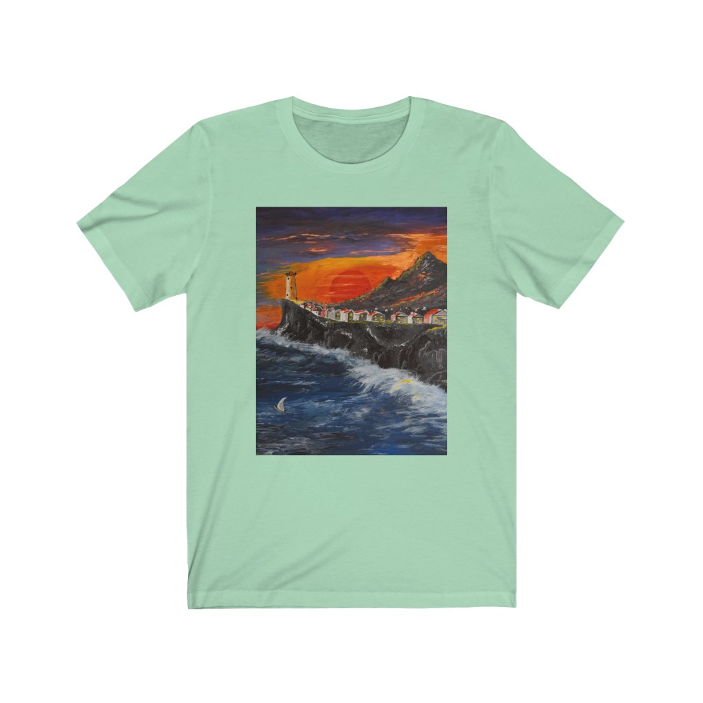 Unisex Jersey Short Sleeve Tee "Sundown Coast" - Image 9