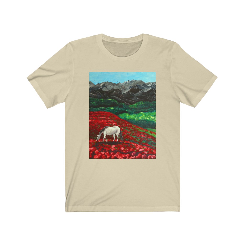 Unisex Jersey Short Sleeve Tee "Tulip Field" - Image 7