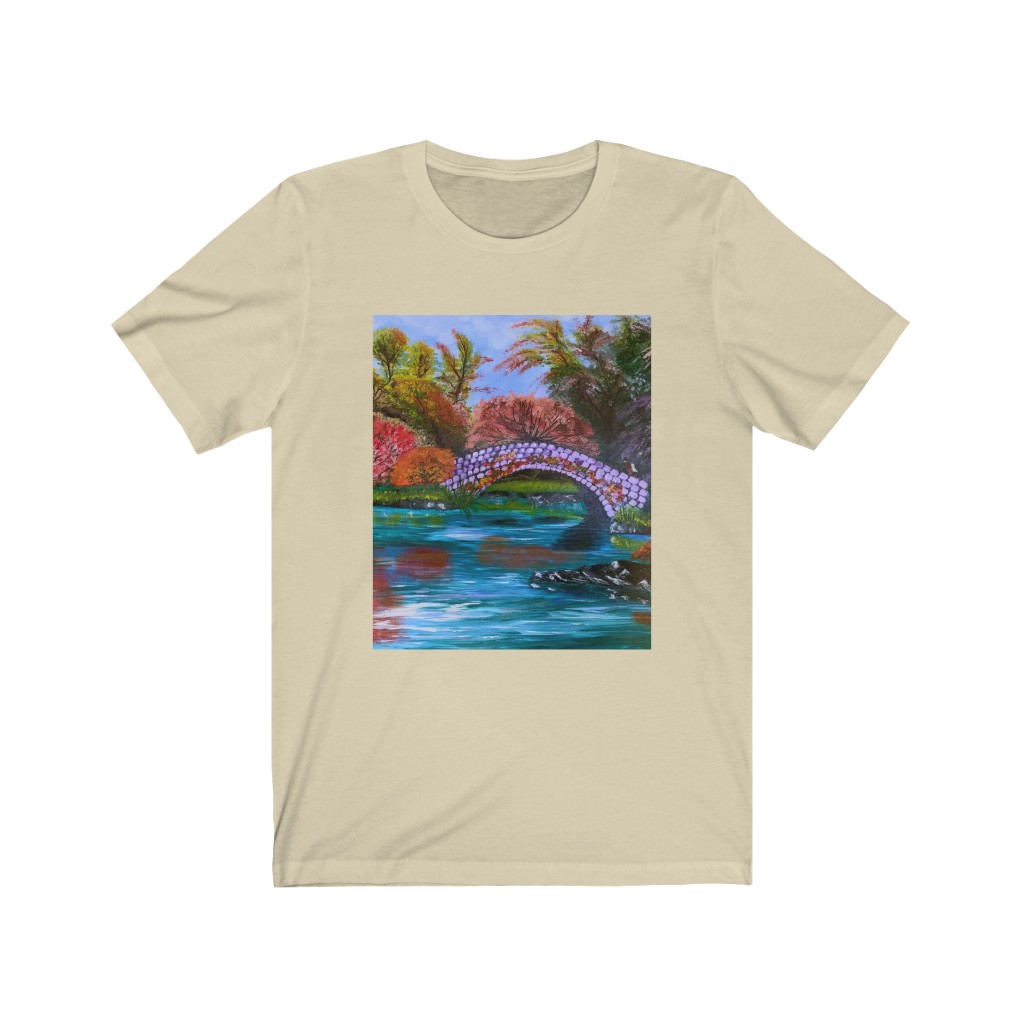 Unisex Jersey Short Sleeve Tee "Fall in Central Park" - Image 7