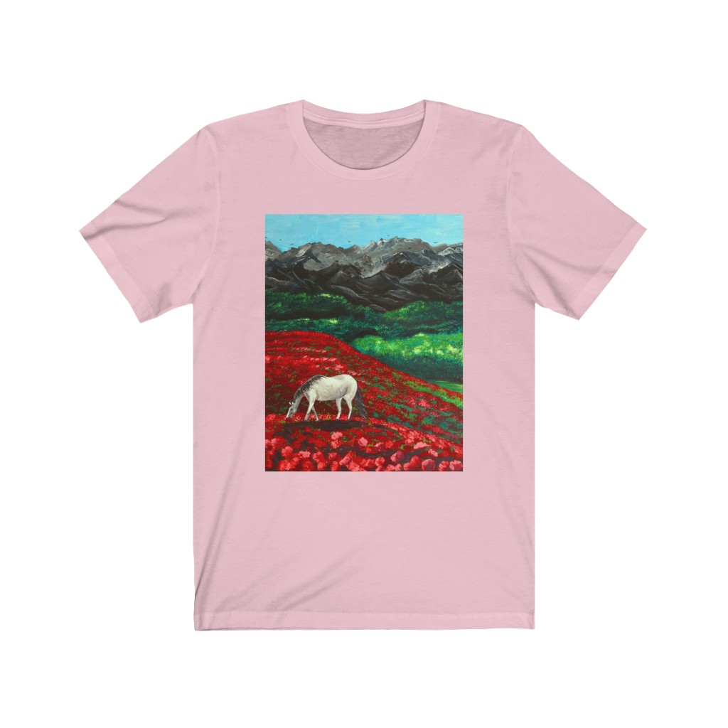 Unisex Jersey Short Sleeve Tee "Tulip Field" - Image 14