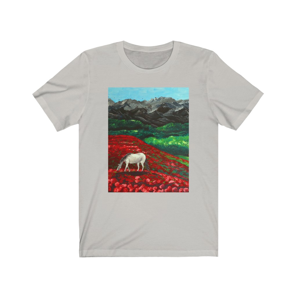 Unisex Jersey Short Sleeve Tee "Tulip Field" - Image 6