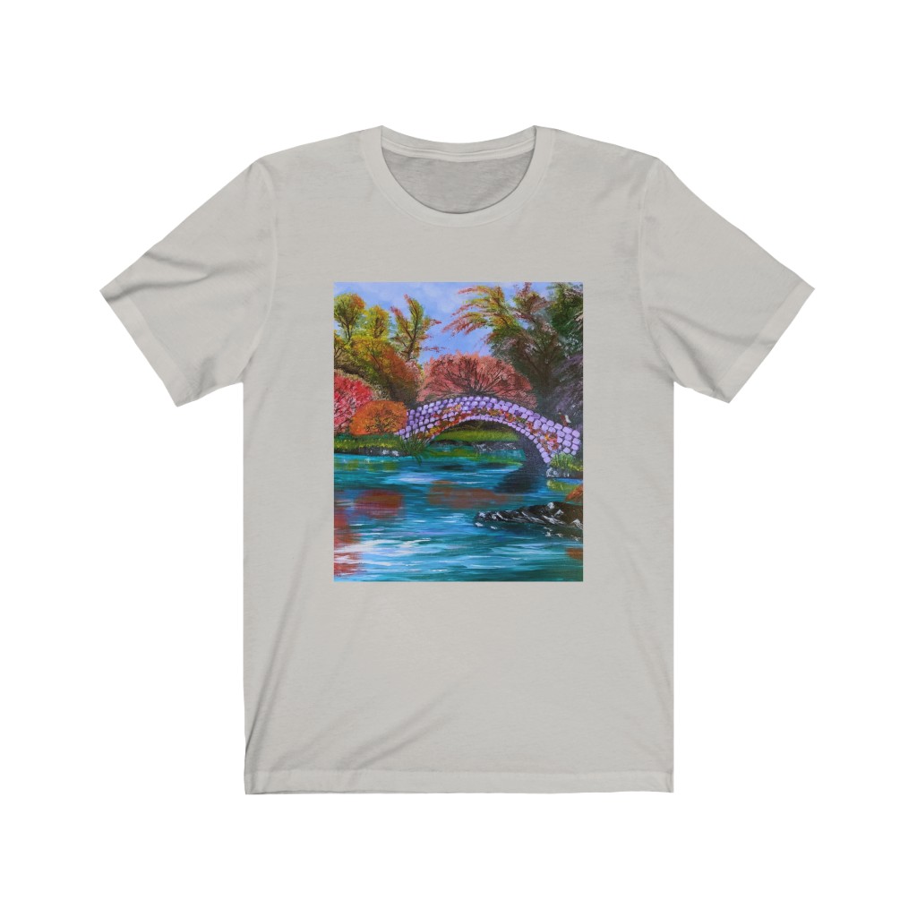 Unisex Jersey Short Sleeve Tee "Fall in Central Park" - Image 6