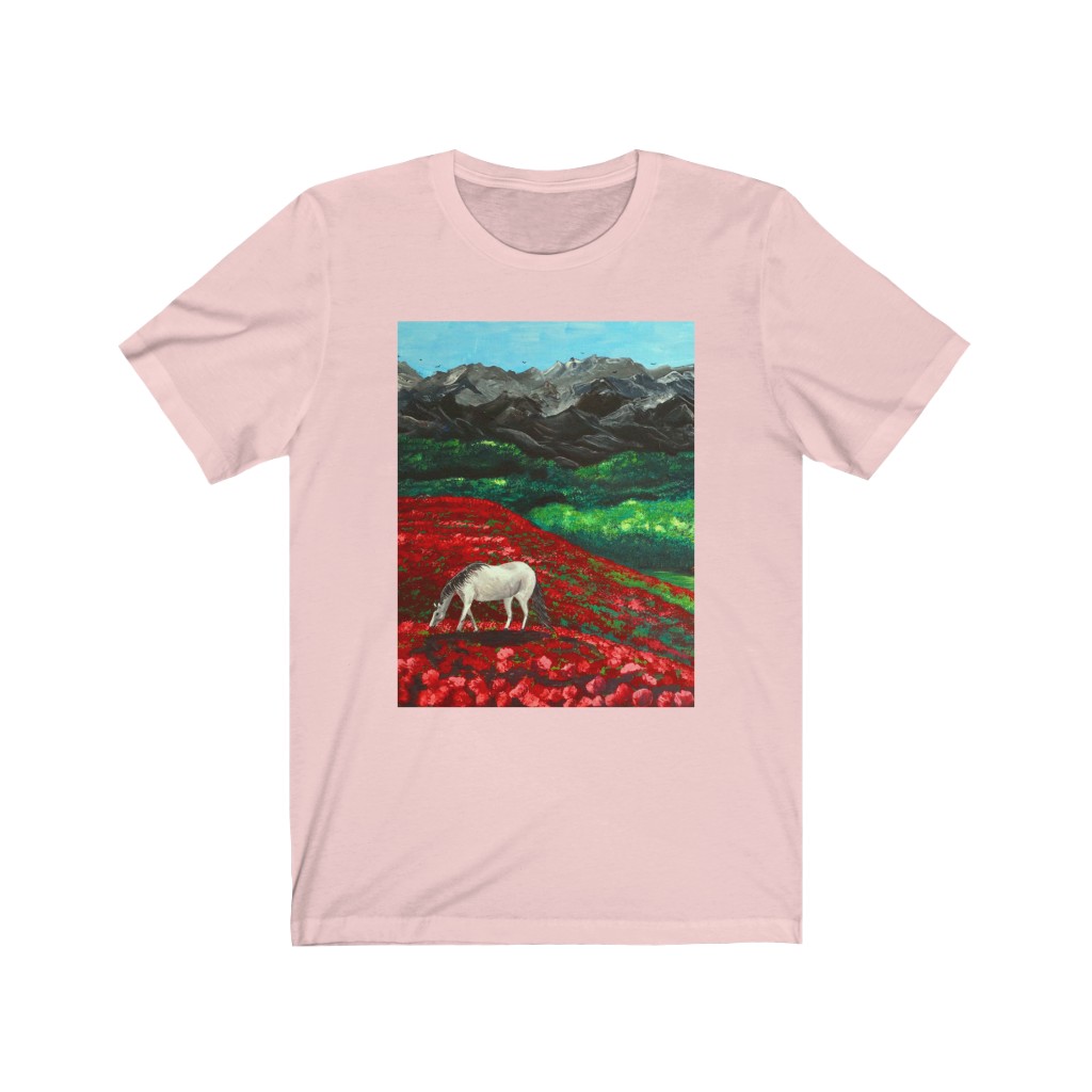 Unisex Jersey Short Sleeve Tee "Tulip Field" - Image 4