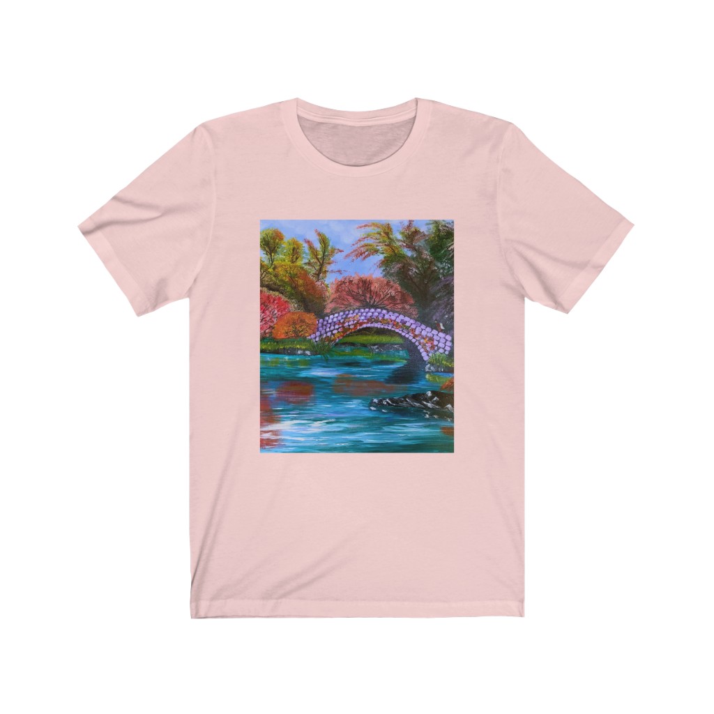 Unisex Jersey Short Sleeve Tee "Fall in Central Park" - Image 4