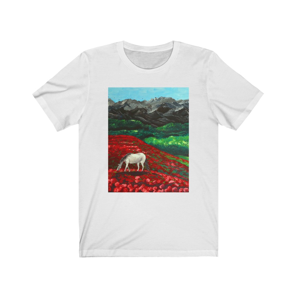 Unisex Jersey Short Sleeve Tee "Tulip Field" - Image 2