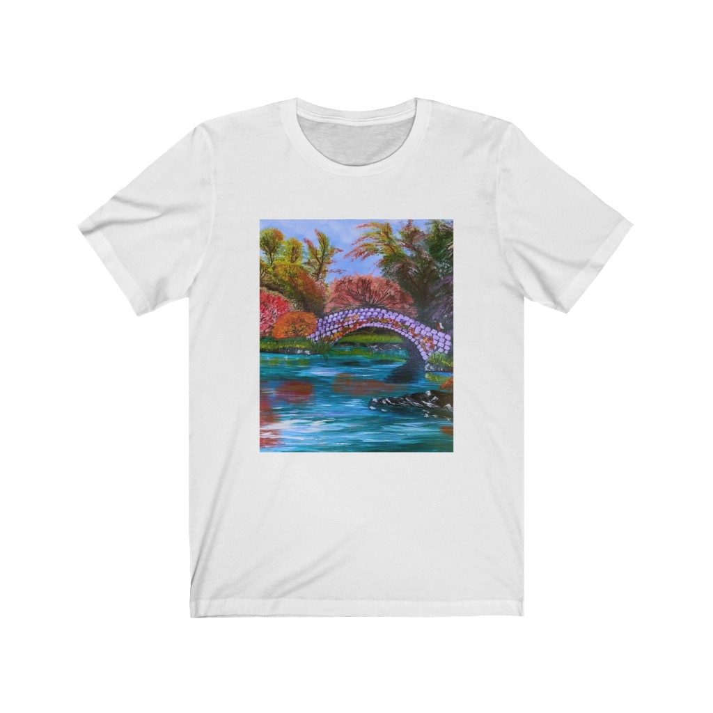 Unisex Jersey Short Sleeve Tee "Fall in Central Park" - Image 2