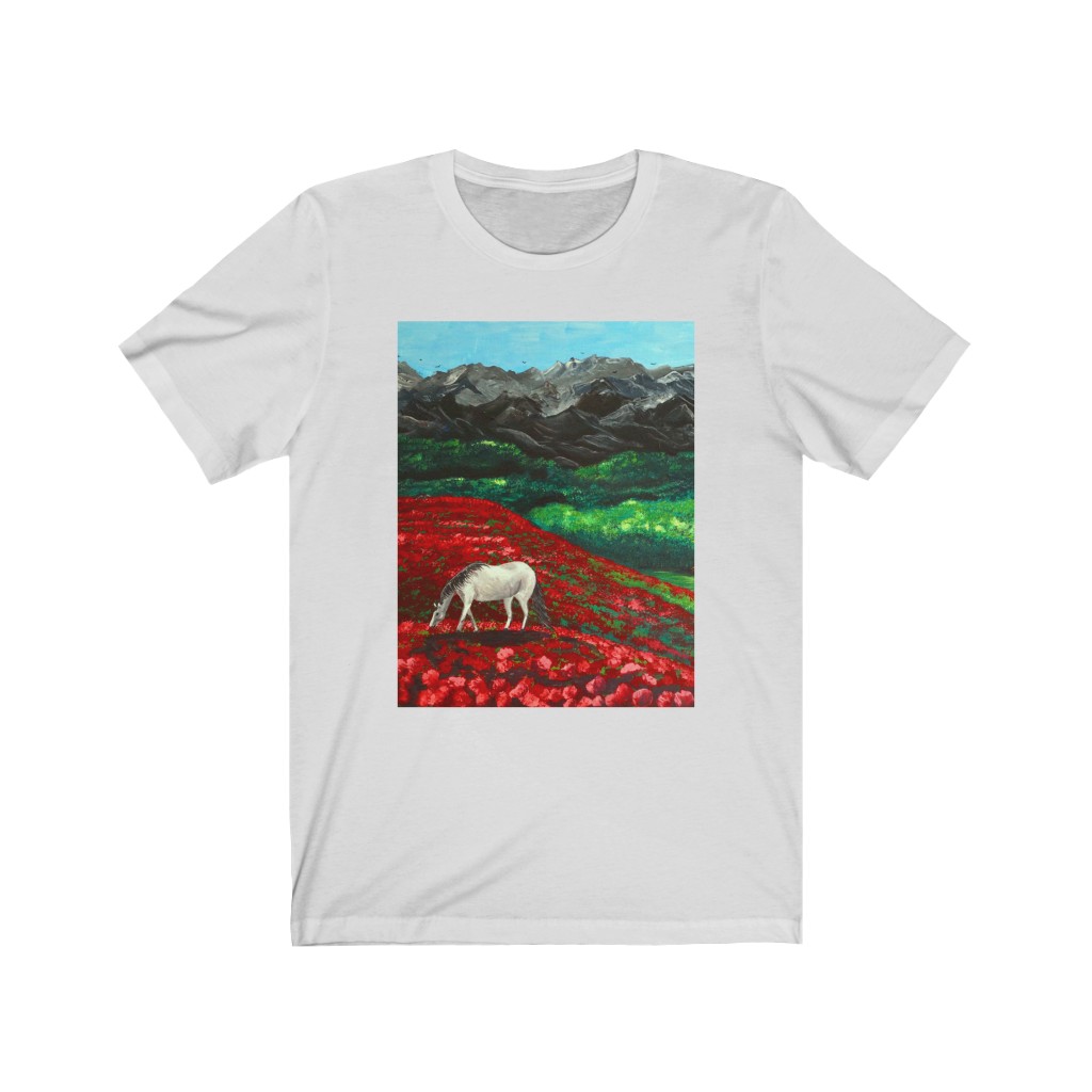 Unisex Jersey Short Sleeve Tee "Tulip Field" - Image 3