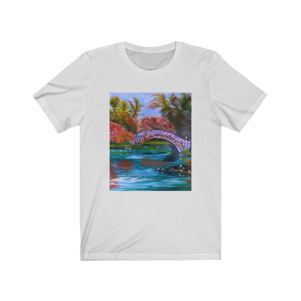 Unisex Jersey Short Sleeve Tee "Fall in Central Park" - Image 3