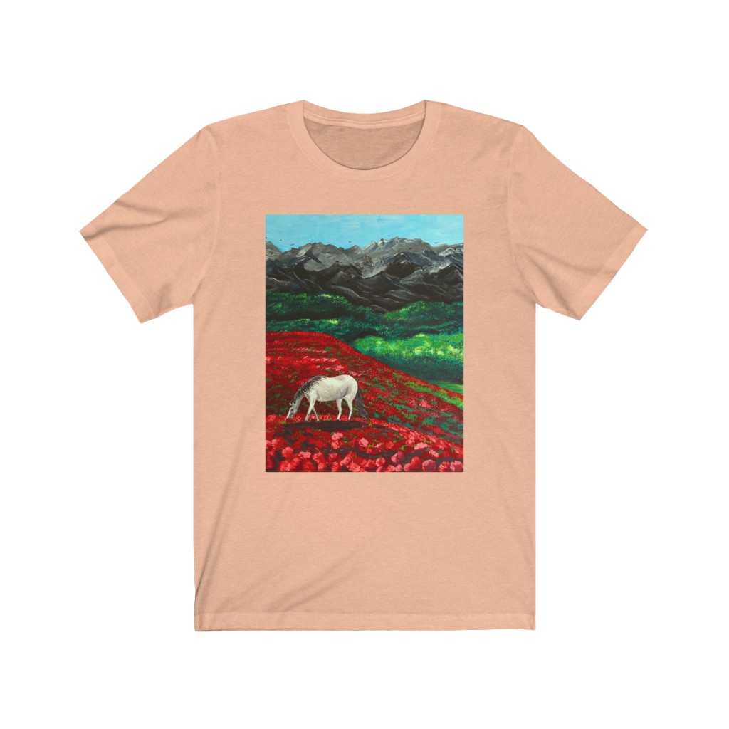 Unisex Jersey Short Sleeve Tee "Tulip Field" - Image 8