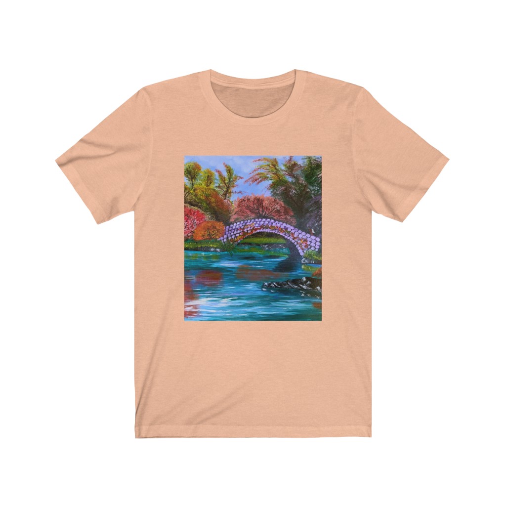 Unisex Jersey Short Sleeve Tee "Fall in Central Park" - Image 8