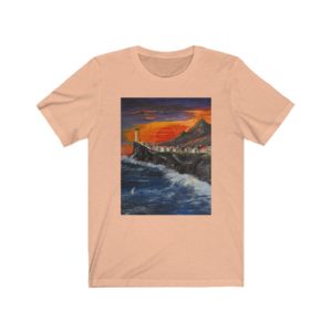 Unisex Jersey Short Sleeve Tee "Sundown Coast"