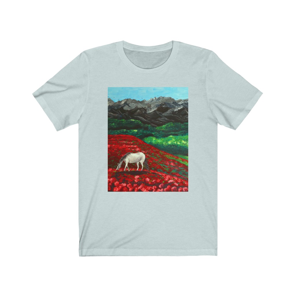 Unisex Jersey Short Sleeve Tee "Tulip Field" - Image 11