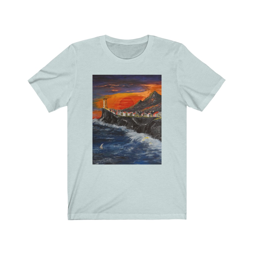 Unisex Jersey Short Sleeve Tee "Sundown Coast" - Image 10