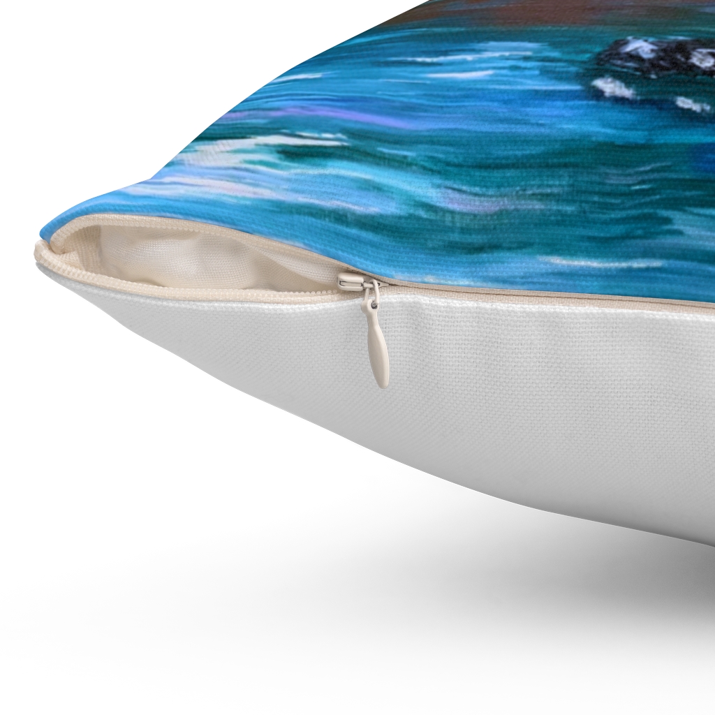 Spun Polyester Square Pillow - Image 2