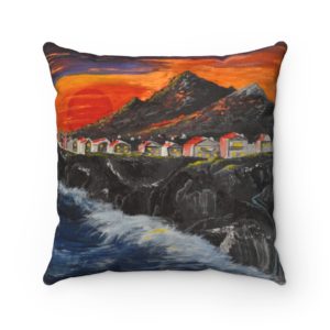 Spun Polyester Square Pillow
