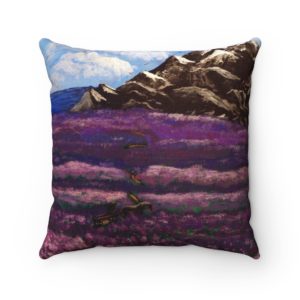 Spun Polyester Square Pillow