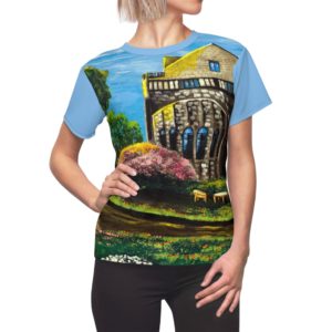 Women's AOP Cut & Sew Tee "Planting fields arboretum" by Nadia Nevala