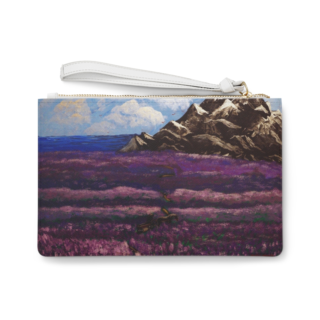 Clutch Bag "Crossing the lavender valley" - Image 3
