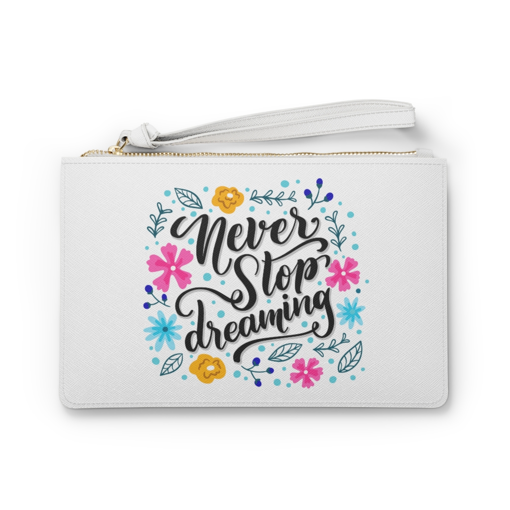 Clutch Bag "Never stop dreaming" - Image 2