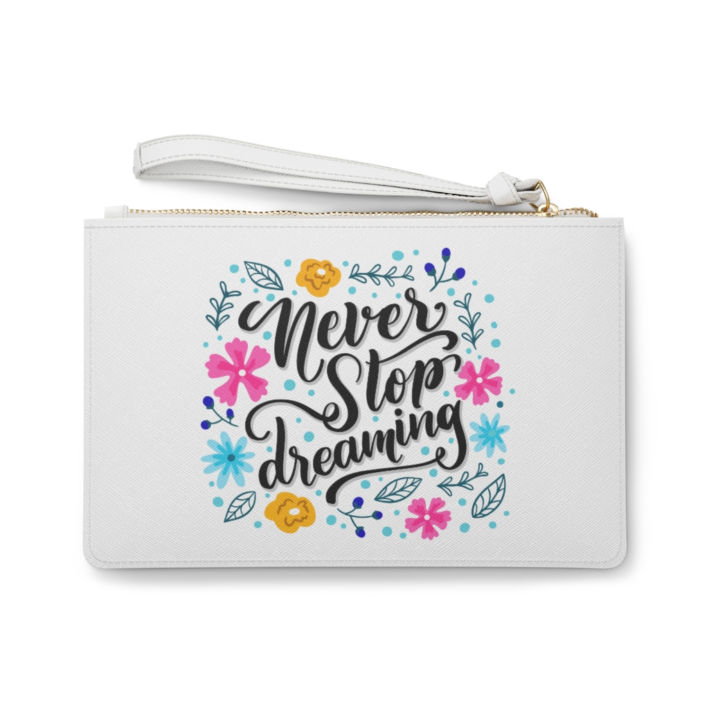 Clutch Bag "Never stop dreaming" - Image 3