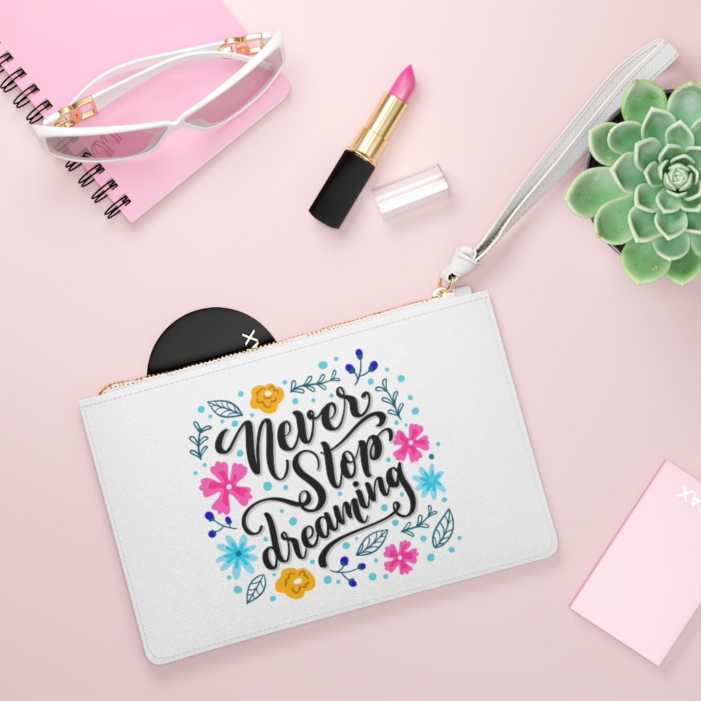 Clutch Bag "Never stop dreaming" - Image 5