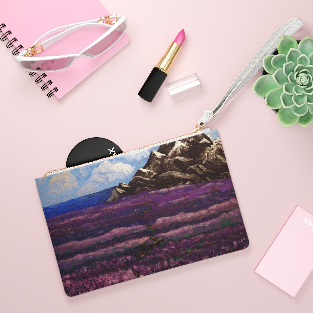 Clutch Bag "Crossing the lavender valley" - Image 5