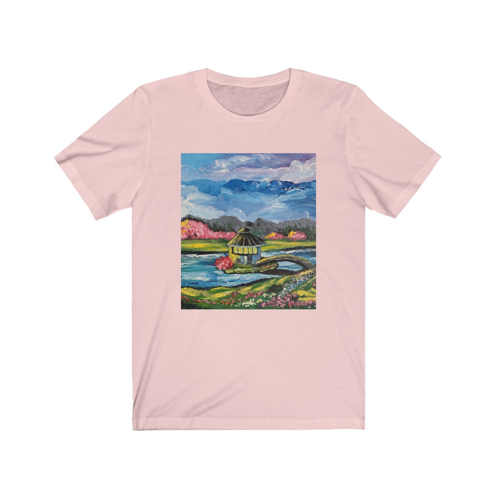 Unisex Jersey Short Sleeve Tee "Spring in Byron Lake Park" - Image 3