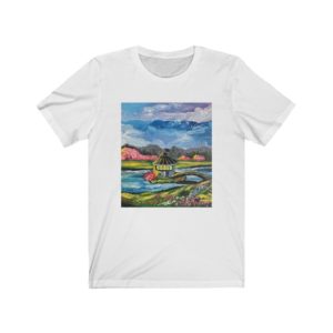 Unisex Jersey Short Sleeve Tee "Spring in Byron Lake Park"