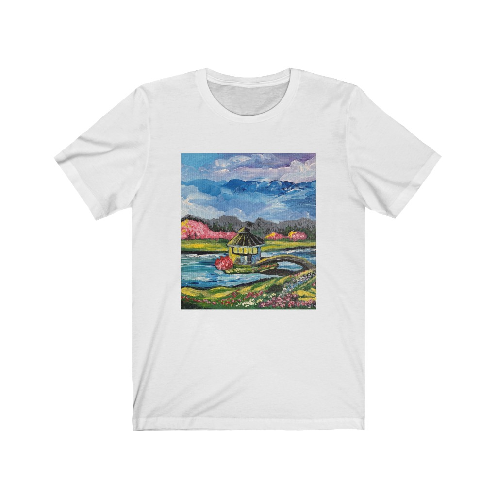 Unisex Jersey Short Sleeve Tee "Spring in Byron Lake Park"