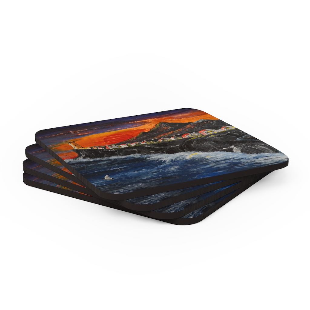 Sunset Coast-Corkwood Coaster Set - Image 4