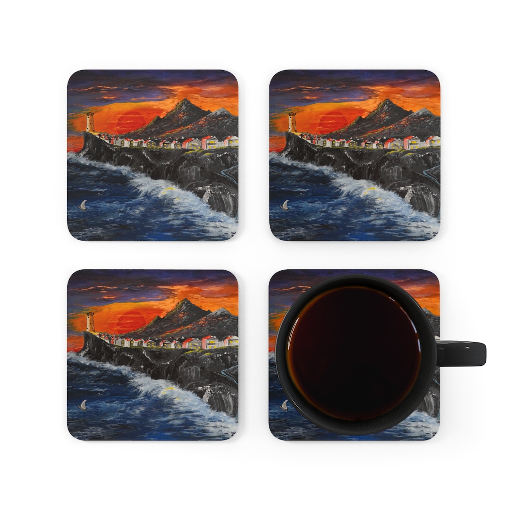 Sunset Coast-Corkwood Coaster Set - Image 5
