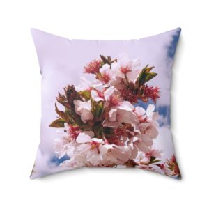 Cherry Blossom Collection - Spun Polyester Square Pillow Case